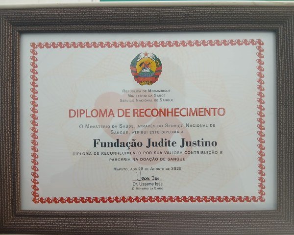 Reconhecimento do Contributo na Colecta de Sangue